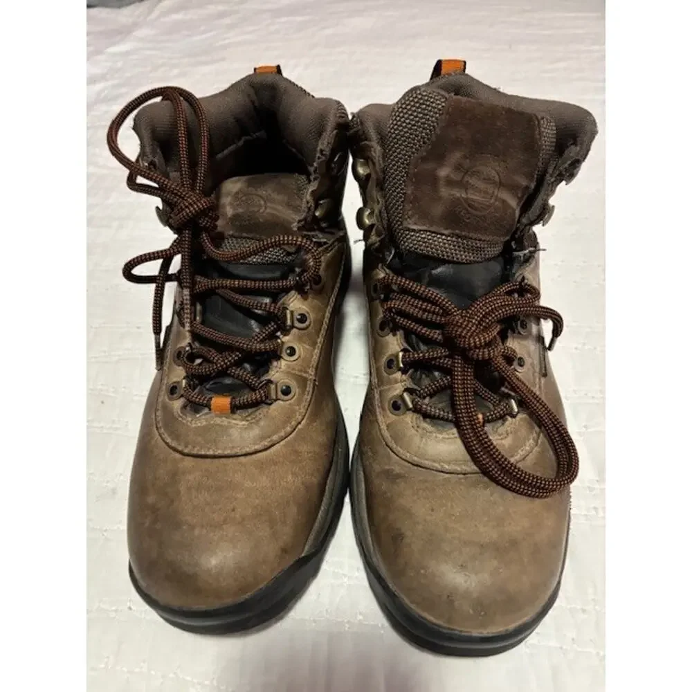 Timberland PRO Work Boots Men’s Size 9.5 Brown Leather Lace‑Up Heavy Duty